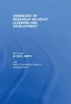 Handbook of Research on Adult Learning and Development cover