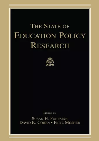 The State of Education Policy Research cover