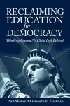 Reclaiming Education for Democracy cover