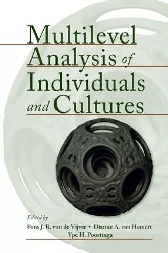 Multilevel Analysis of Individuals and Cultures cover