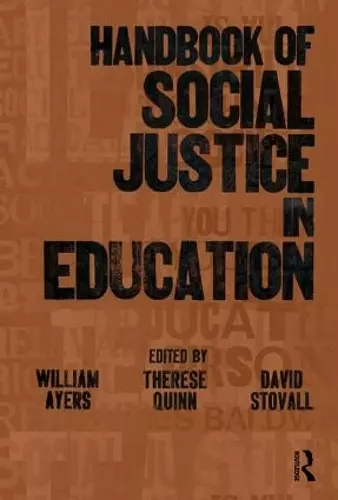Handbook of Social Justice in Education cover