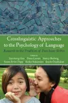 Crosslinguistic Approaches to the Psychology of Language cover