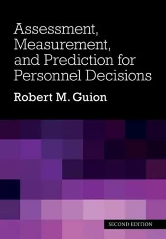 Assessment, Measurement, and Prediction for Personnel Decisions cover