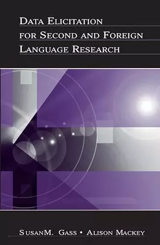 Data Elicitation for Second and Foreign Language Research cover