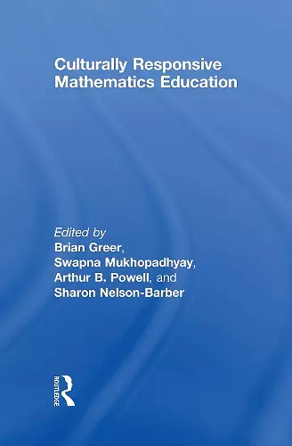 Culturally Responsive Mathematics Education cover