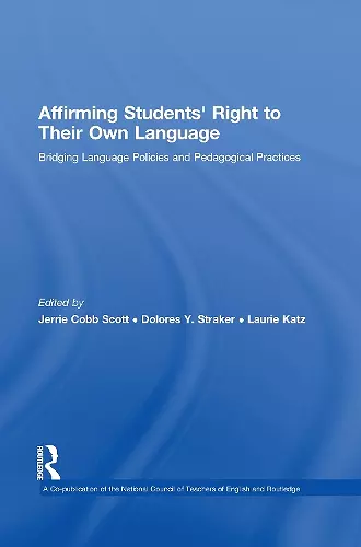 Affirming Students' Right to their Own Language cover