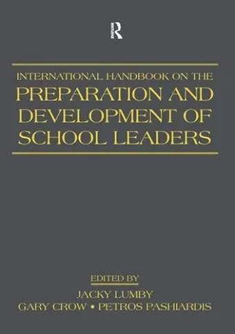 International Handbook on the Preparation and Development of School Leaders cover