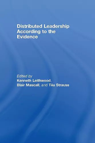 Distributed Leadership According to the Evidence cover