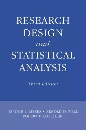 Research Design and Statistical Analysis cover