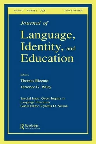 Queer Inquiry In Language Education Jlie V5#1 cover