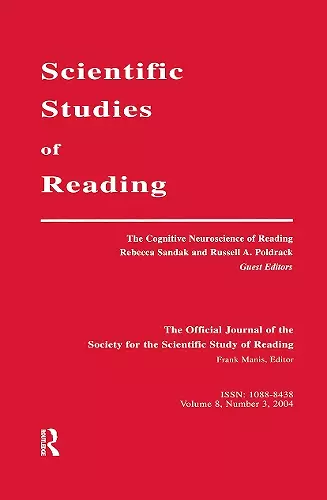 The Cognitive Neuroscience of Reading cover