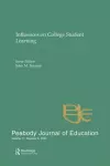 Influences on College Student Learning cover