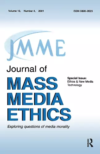 Ethics & New Media Technology cover