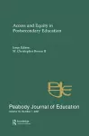 Access and Equity in Postsecondary Education cover