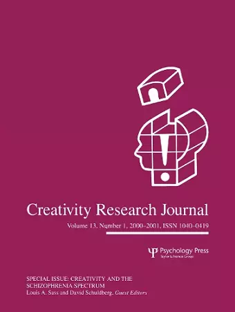 Creativity in the Schizophrenia Spectrum cover