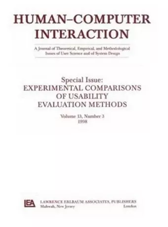 Experimental Comparisons of Usability Evaluation Methods cover