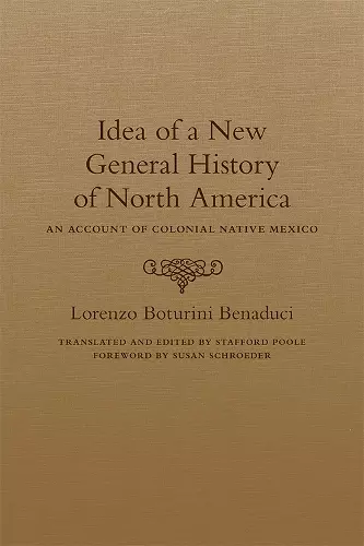 Idea of a New General History of North America cover