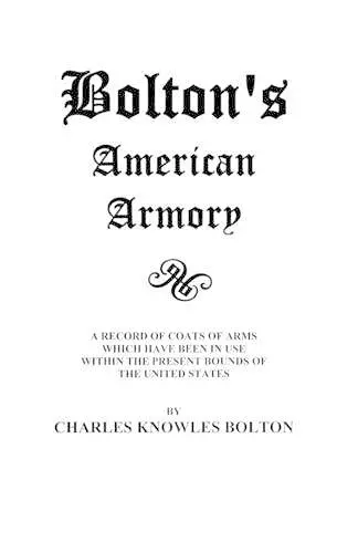 Bolton's American Armory cover