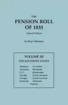 The Pension Roll of 1835. In Four Volumes. Volume III cover