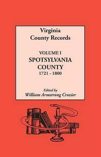 Virginia County Records. Volume I cover