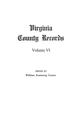 Virginia County Records cover