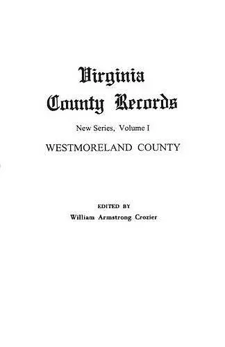 Virginia County Records cover