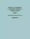 Heads of Families at the Second Census of the United States Taken in the Year 1800 cover