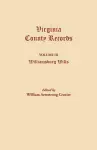 Virginia County Records. Volume III cover