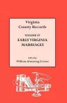 Early Virginia Marriages cover