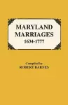 Maryland Marriages 1634-1777 cover