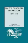 South Carolina Marriages 1800-1820 cover