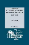 Directory of Scottish Settlers in North America 1625-1825 cover