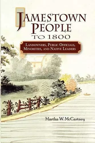 Jamestown People to 1800 cover