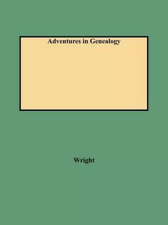 Adventures in Genealogy cover