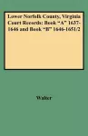 Lower Norfolk County, Virginia Court Records cover