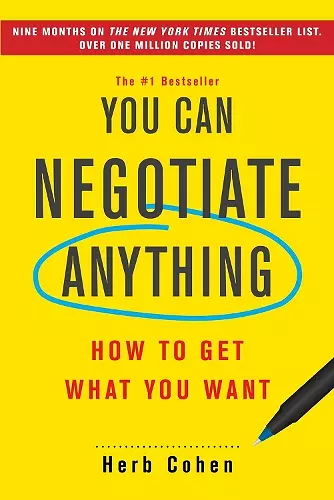 You Can Negotiate Anything cover