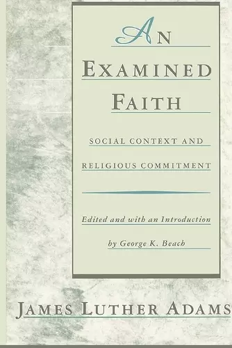 An Examined Faith cover