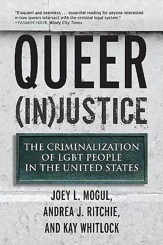 Queer (In)Justice cover