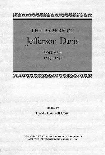 The Papers of Jefferson Davis cover