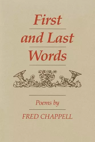 First and Last Words cover