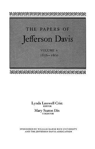 The Papers of Jefferson Davis cover