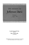 The Papers of Jefferson Davis cover