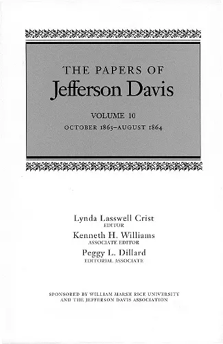 The Papers of Jefferson Davis cover