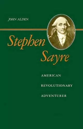 Stephen Sayre cover