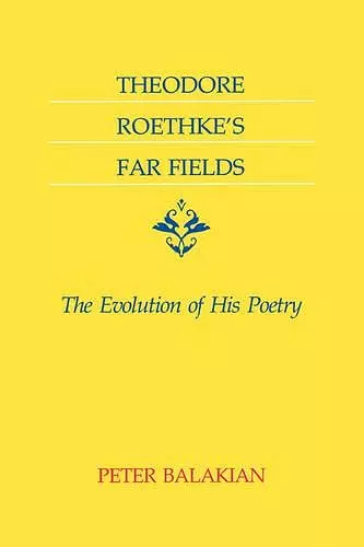 Theodore Roethke's Far Fields cover