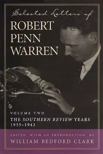 Selected Letters of Robert Penn Warren cover