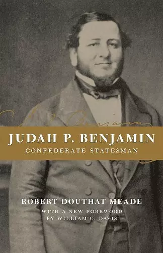 Judah P. Benjamin cover