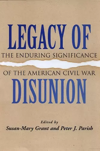 Legacy of Disunion cover