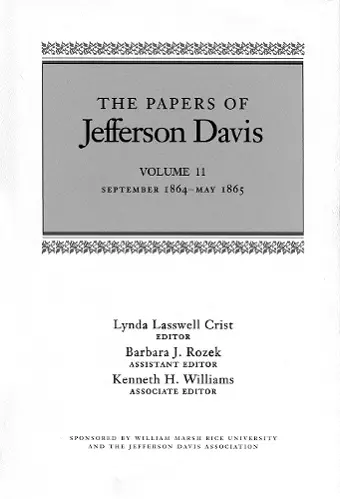 The Papers of Jefferson Davis cover