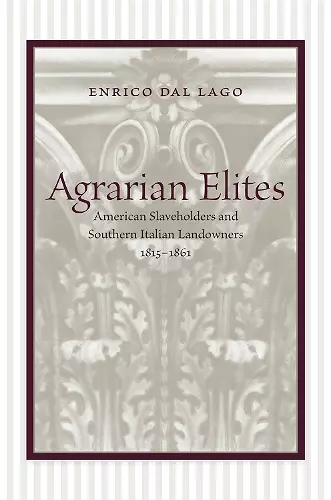 Agrarian Elites cover